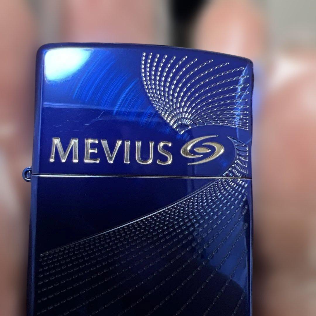 【未使用】MEVIUS（メビウス）オリジナルZippo ブルー 2020年製