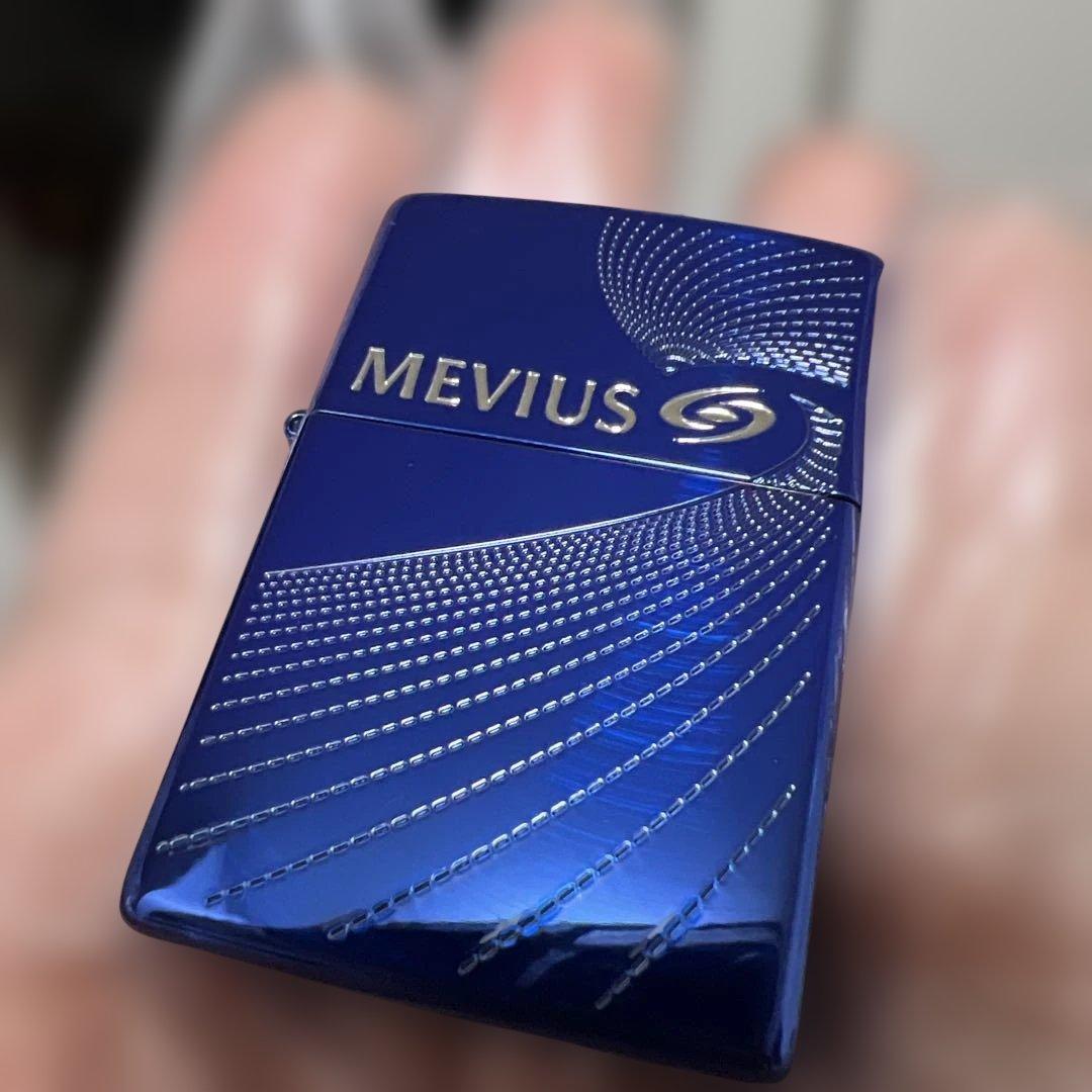 【未使用】MEVIUS（メビウス）オリジナルZippo ブルー 2020年製