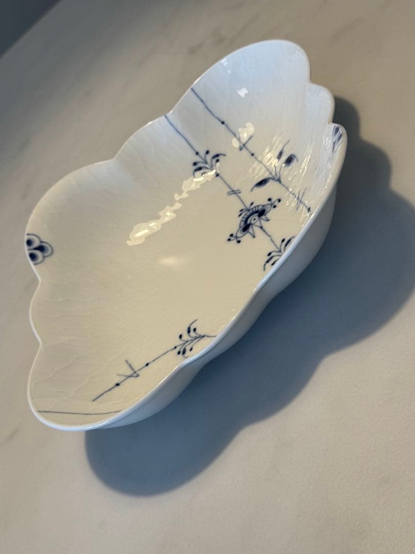 【新品未使用】ロイヤルコペンハーゲン　ブルーパルメッテ　フラワーボウル26cm