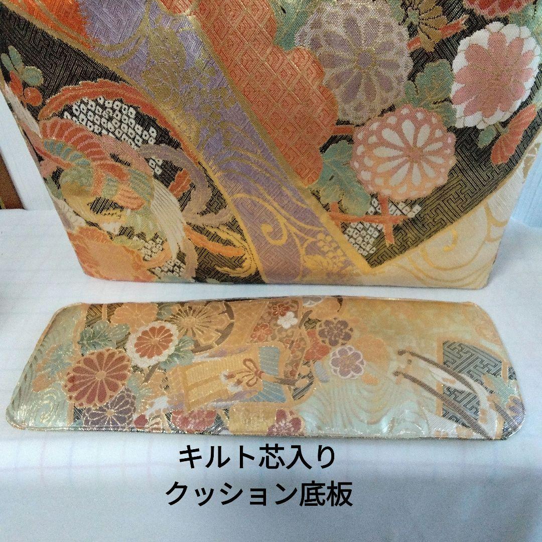 Atelier Aquaページ 特大トートバッグ正絹佐賀錦袋帯リメイク