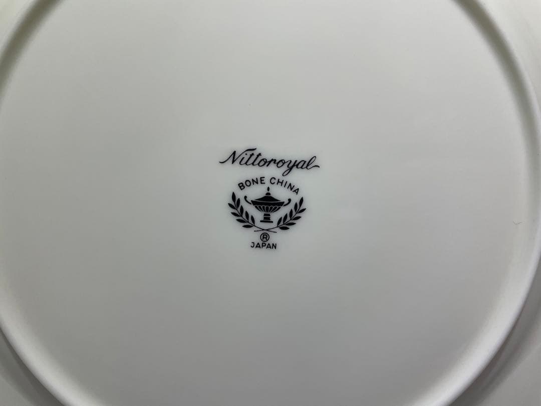美品 旧ノリタケ Nitto 21cm皿、15.5cm小皿各6枚セット