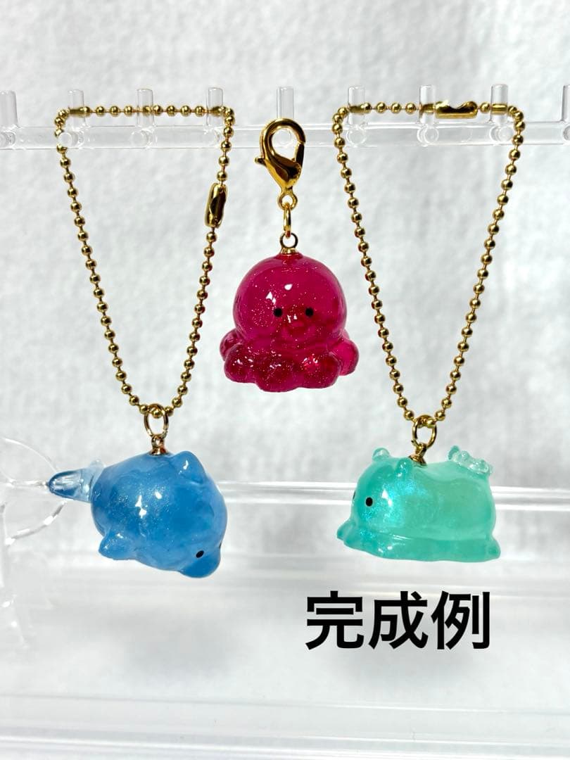 レジンキーホルダー　3点セット