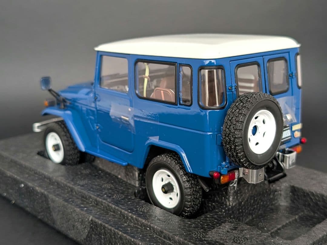 京商 1/18 ランドクルーザー 40 ブルーカラー クラファン400台限定品