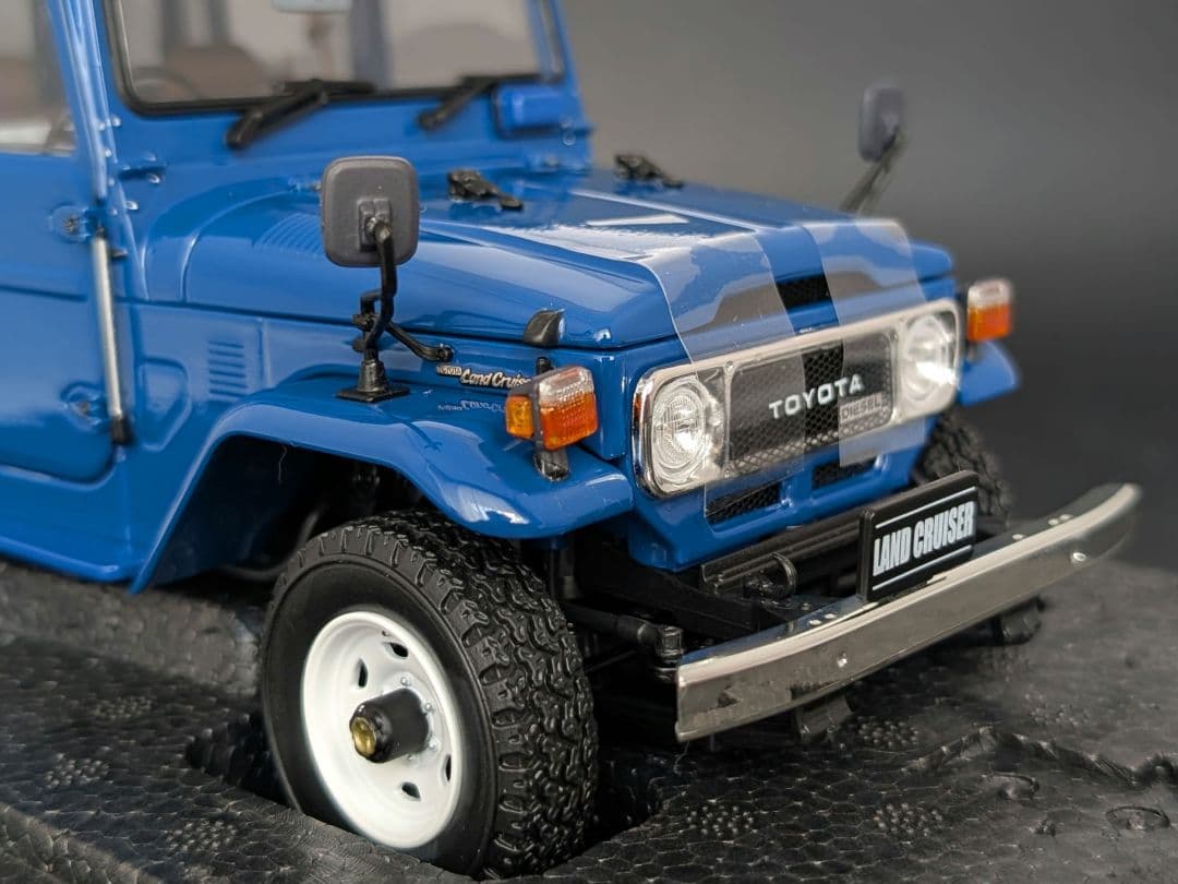 京商 1/18 ランドクルーザー 40 ブルーカラー クラファン400台限定品