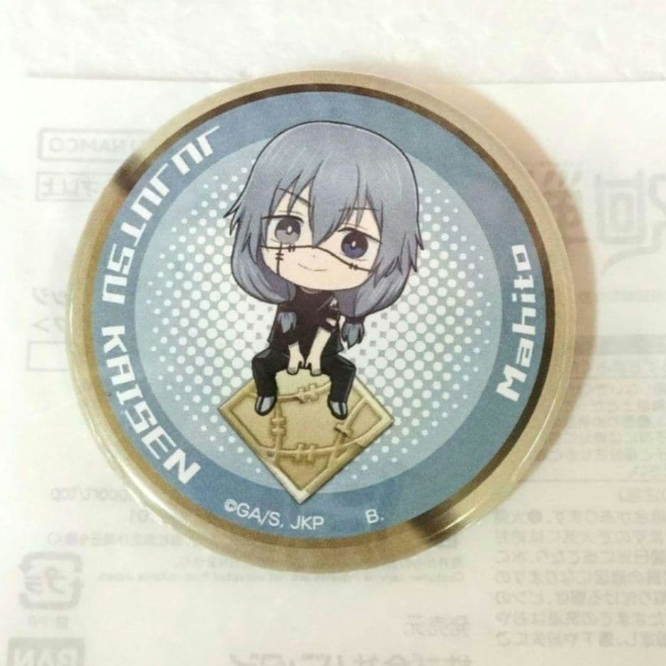 呪術廻戦 ちょこんとのっかりミニキャラ 缶バッジ 真人