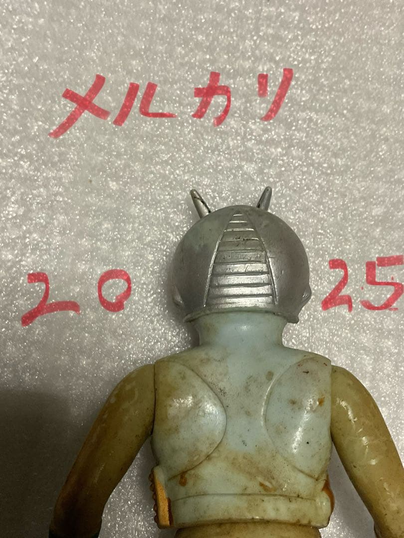 仮面ライダーX／ソフビ人形。【汚れ有り　高さ／14cm程の人形となります】。