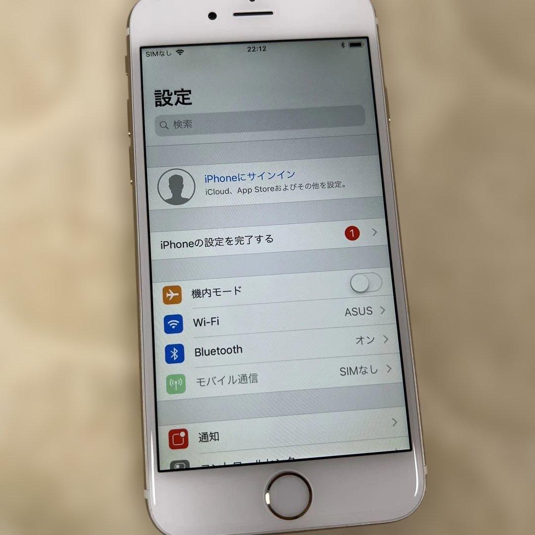 【美品】iphone6 64GB バッテリー92% SIMフリー版