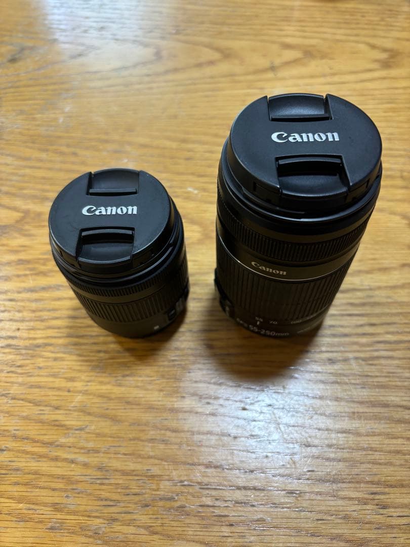 Canon EF-S 18-55mm & 55-250mm レンズセット