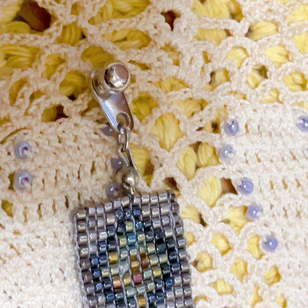 サコ・タカコさんの創作ビーズ織 アクセサリー3点セット　ハンドメイド　手作り