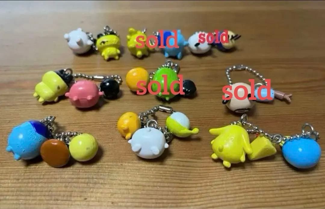 たまごっち　キーホルダー5点セット