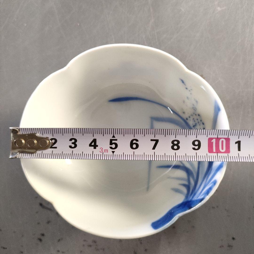 A1258-4/染付唐草文小鉢揃30客/銘々皿/向付/飾鉢/和食器/懐石道具/