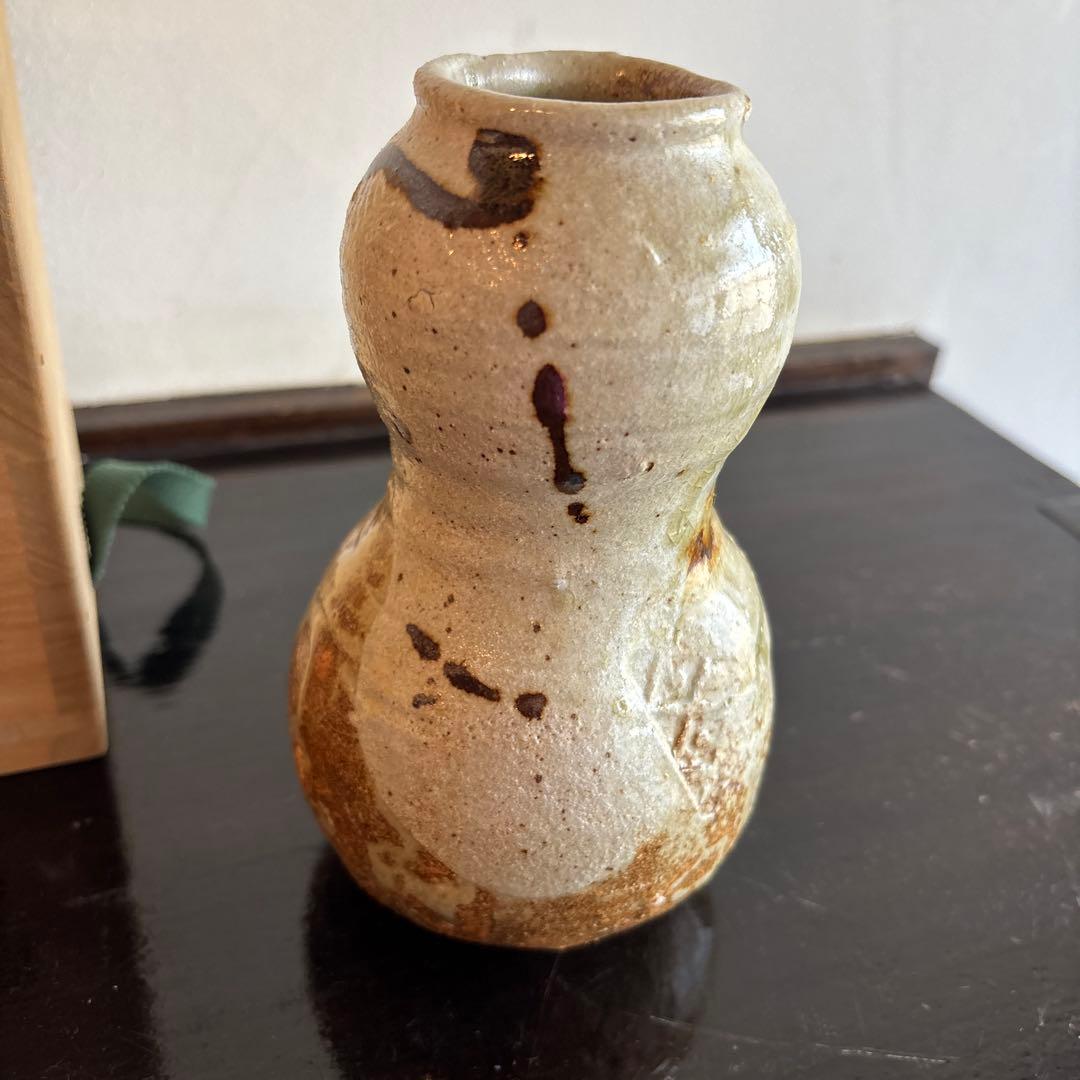 八坂窯　美濃伊賀　加藤　芳右衛門　茶道　花道　陶芸　工芸　美術品　花入　花瓶