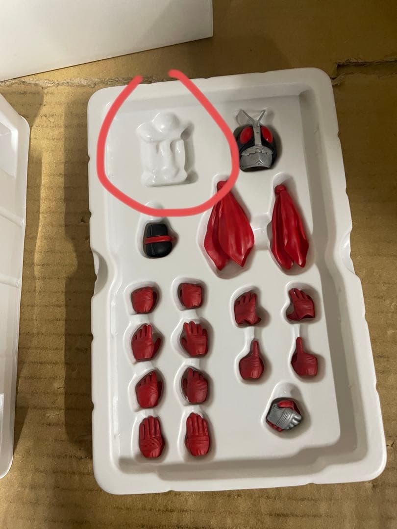 TAMASHII NATIONS S.H.フィギュアーツ仮面ライダー新2号　欠品