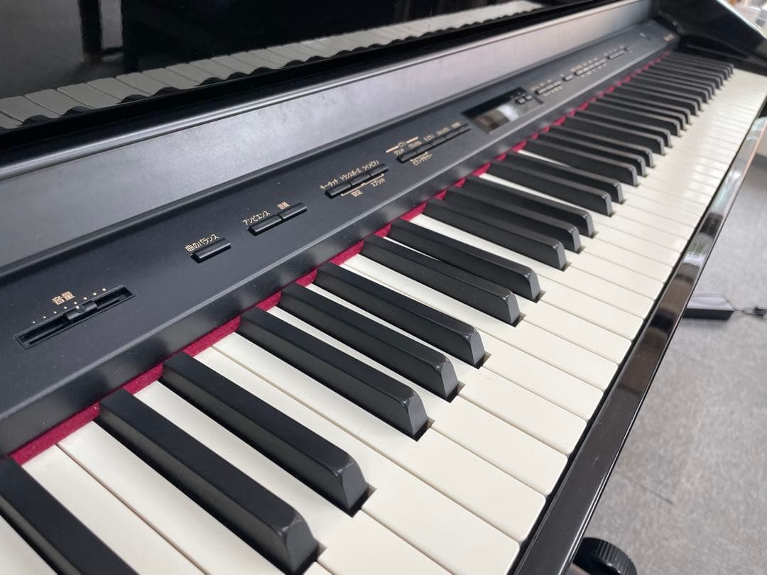 【高級鏡面モデル】Roland HP507PE 13年製 椅子付き 電子ピアノ