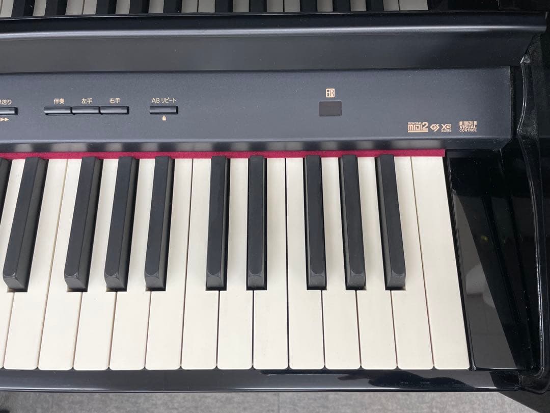 【高級鏡面モデル】Roland HP507PE 13年製 椅子付き 電子ピアノ