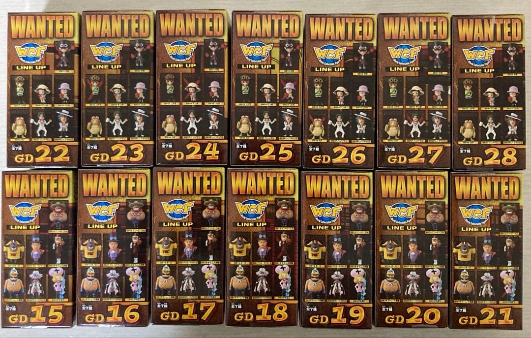 【未開封】 ワンピース ワーコレ FILM GOLD vol.1〜5 全35種