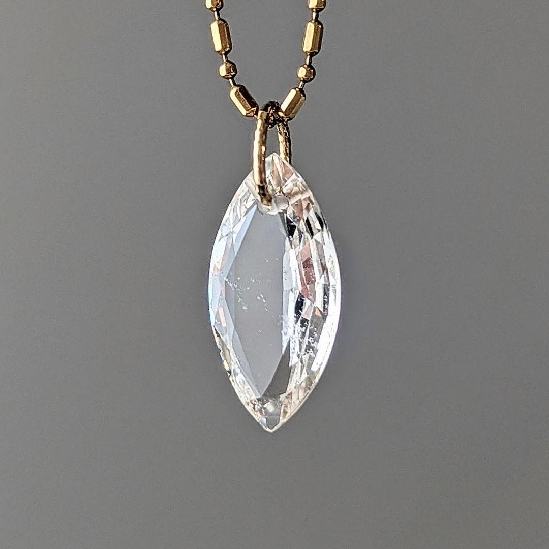 ♢べい♢K18 モルガナイト 2.65ct ネックレスチャーム