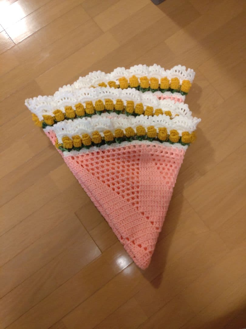 花束ブランケット チューリップ