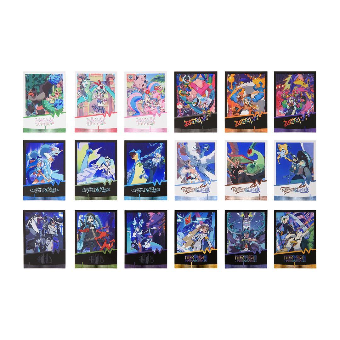ポケミク アクスタ ステッカー 缶バッジ フォトホルダー くさエスパーフェアリー