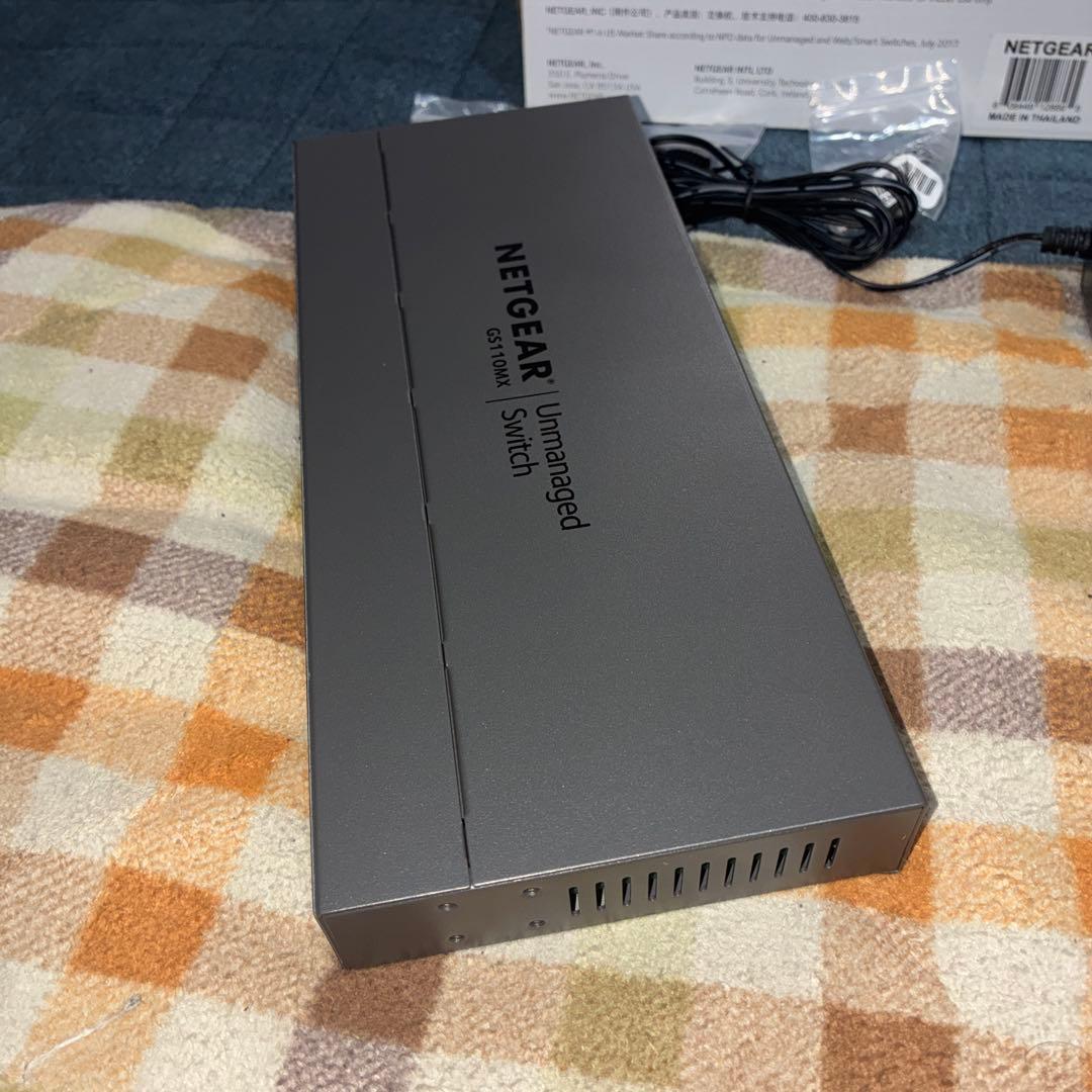 NETGEAR GS110MX 8ポート スイッチングハブ