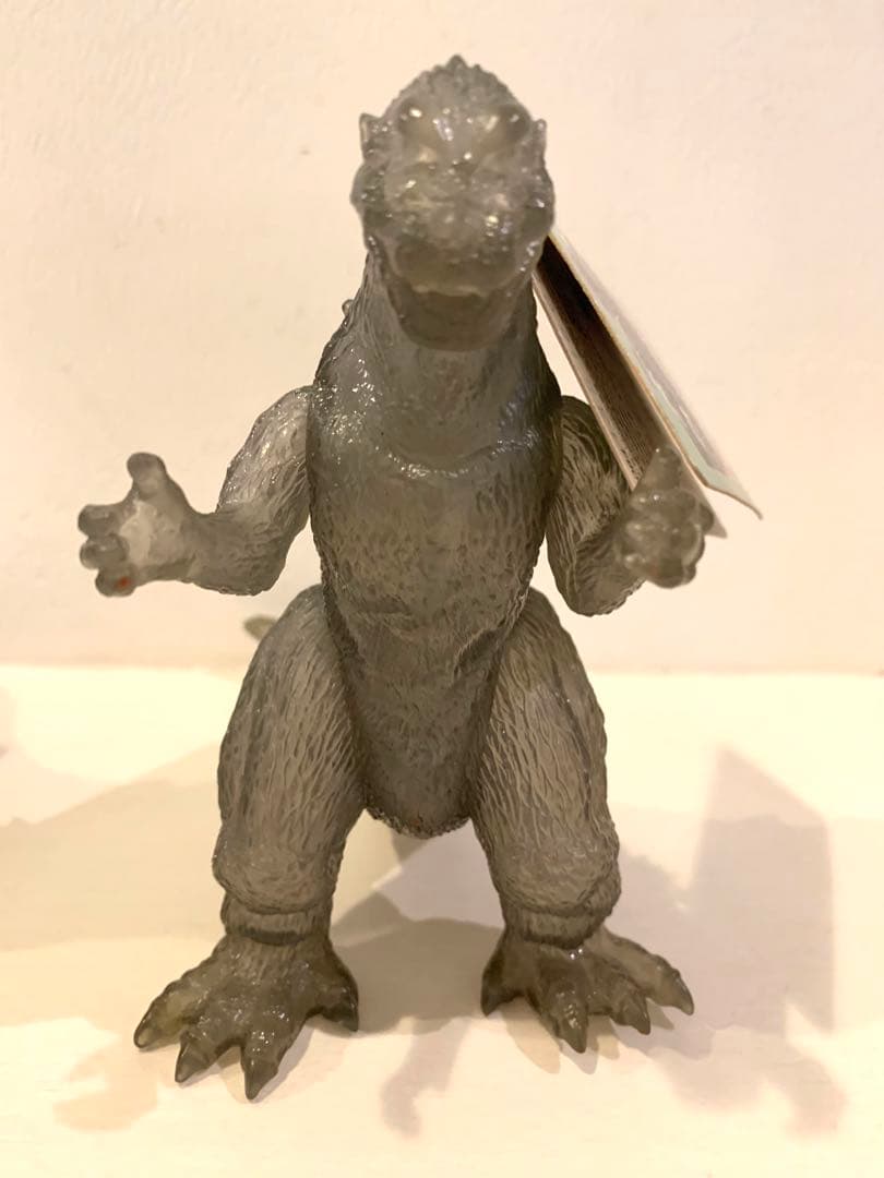希少 東宝怪獣シリーズ 初代ゴジラ、限定ブラック・ブラウン クリアソフビ 現状品