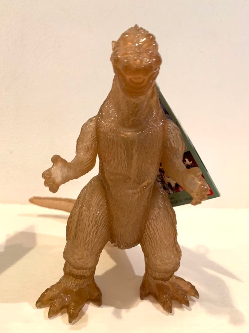 希少 東宝怪獣シリーズ 初代ゴジラ、限定ブラック・ブラウン クリアソフビ 現状品