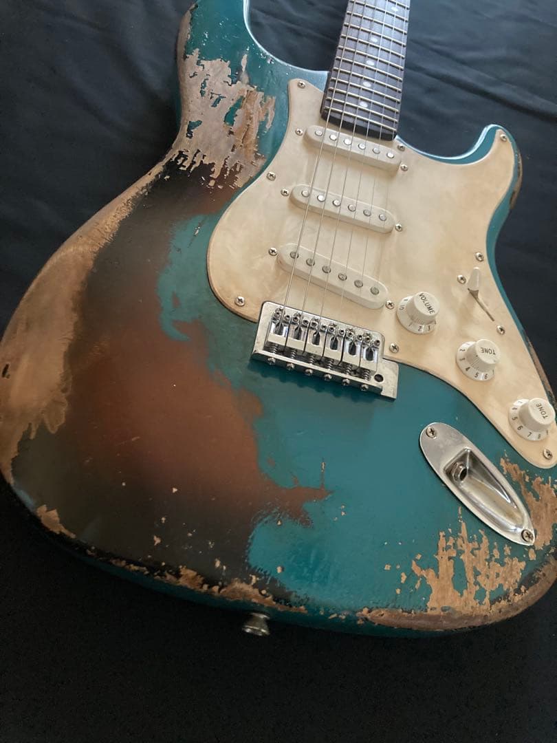 ギター #17 STtype lacquer multi layer relic