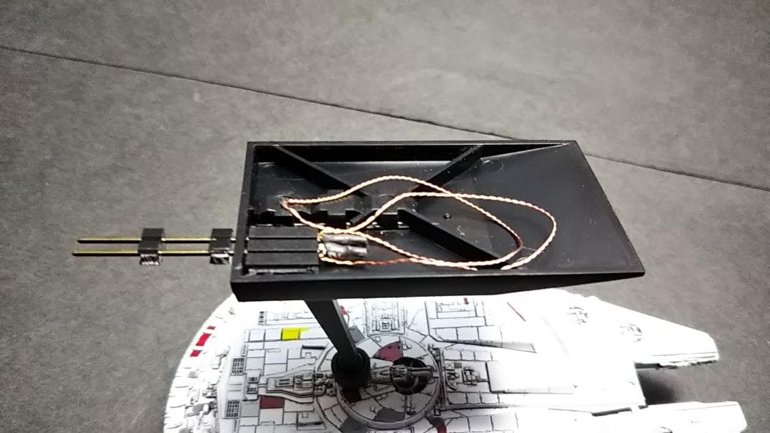 ミレニアムファルコン MF 電飾改修 　完成品 ビークルモデル　1/350 管⑤