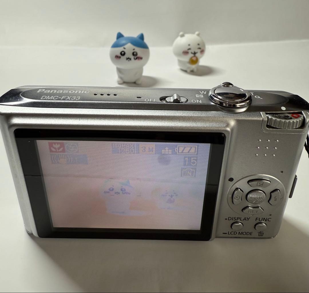 Panasonic DMC-FX33 シルバー　ケース、メモリ付き