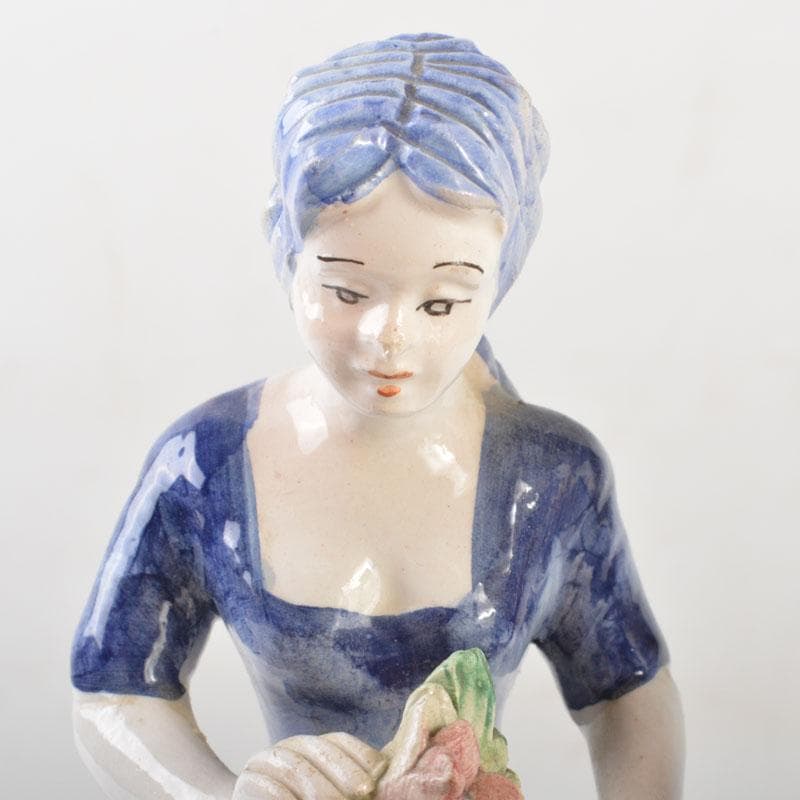 イタリア製　CAPODIMONTE　カポディモンテ　陶人形　2点　C　6520A