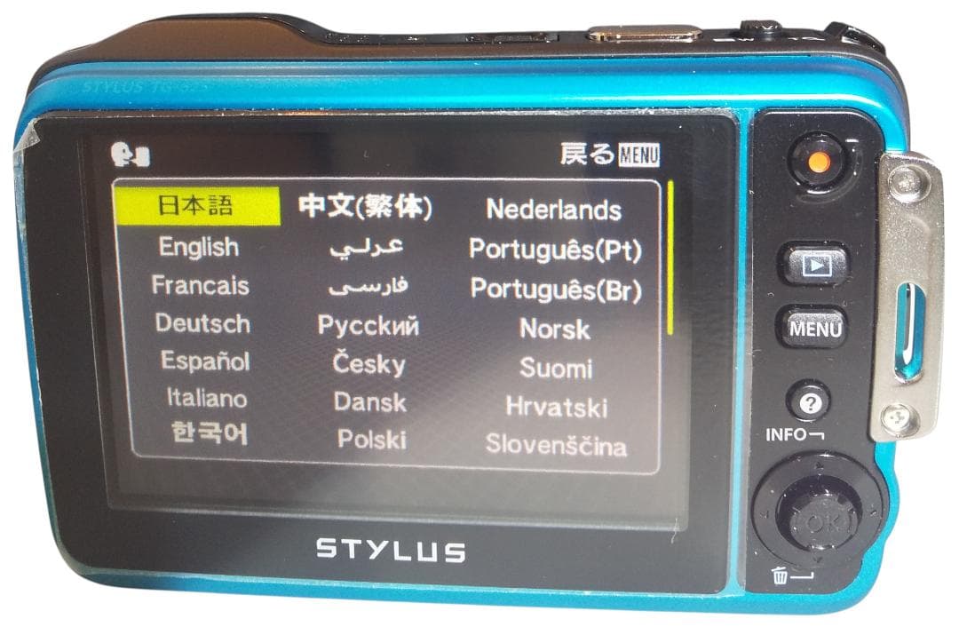 ほぼ新品 OLYMPUS STYLUS TG-625 防水 耐衝撃 動作確認済み