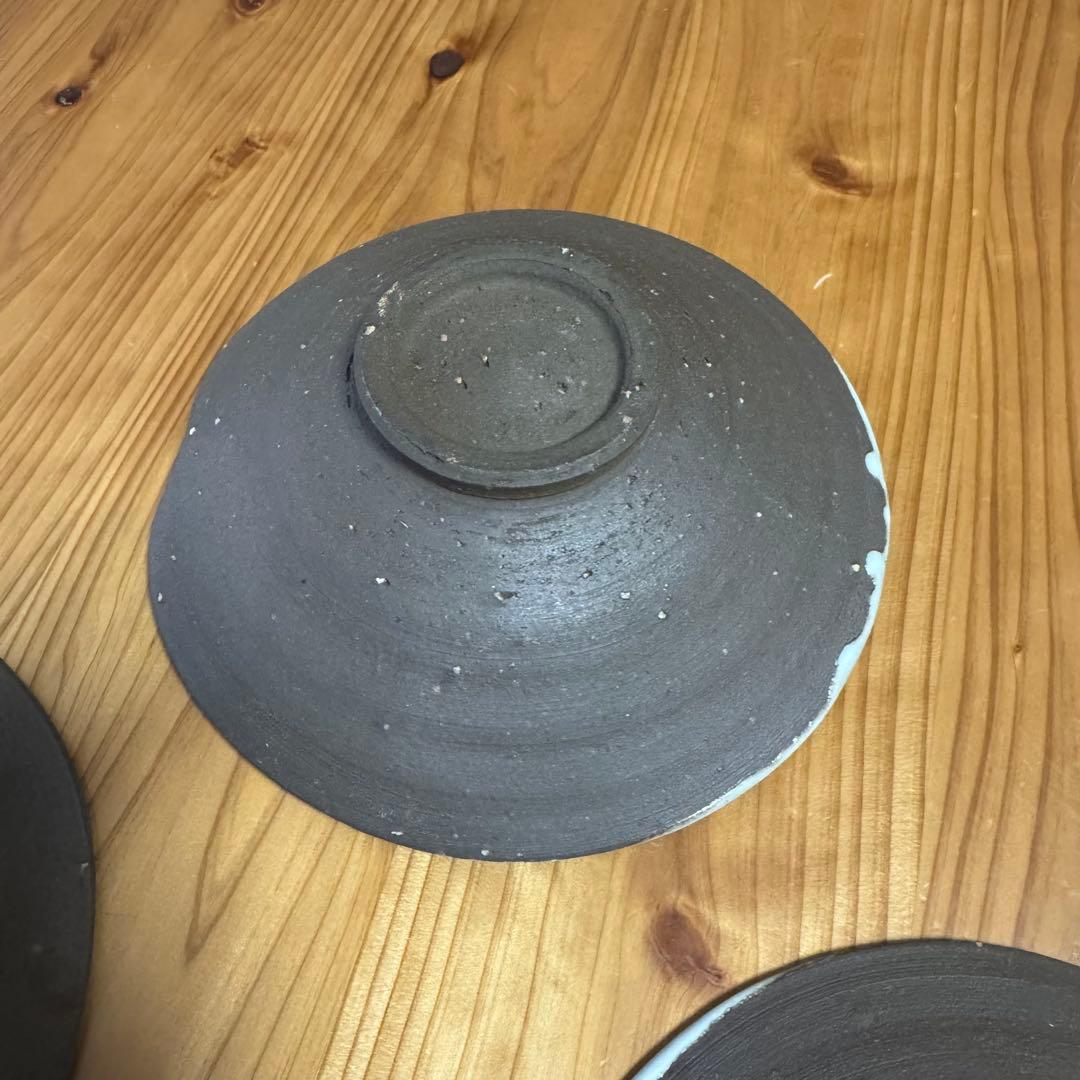 とみなが陶房 炭化とろりのボウル 18cm 5個セット