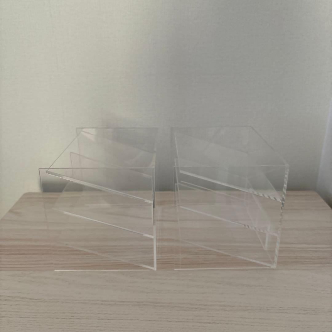 無印良品　アクリル小物ラック　2個セット