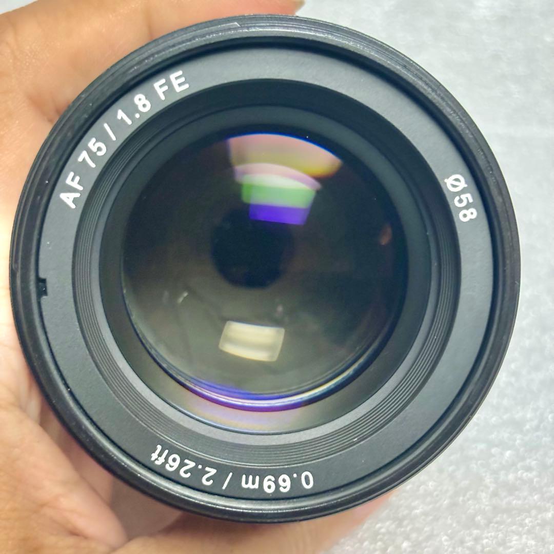 SAMYANG AF 75fmm F1.8 FE サムヤン SONY Eマウント