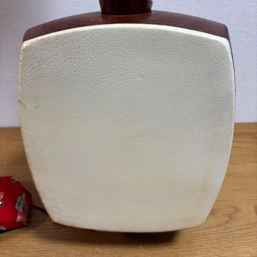 三味線 人工皮 花梨系？ 中棹 練習用 和楽器