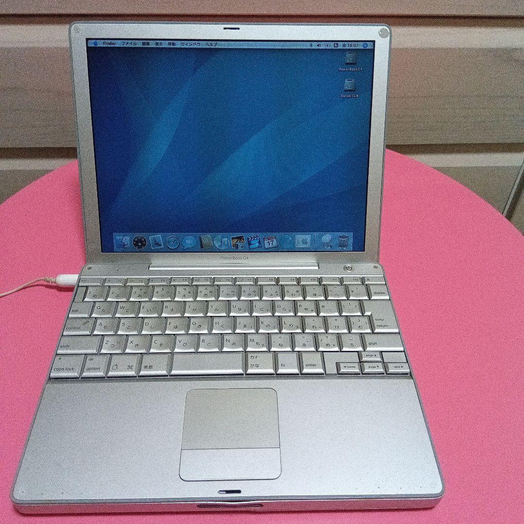 ジャンク品　Apple PowerBook G4 12インチ　DVD読込不可