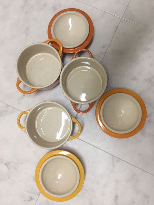ル・クルーゼ　ラムカン　ココット　３セット