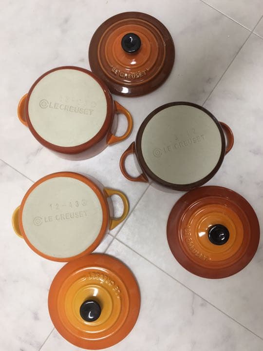ル・クルーゼ　ラムカン　ココット　３セット