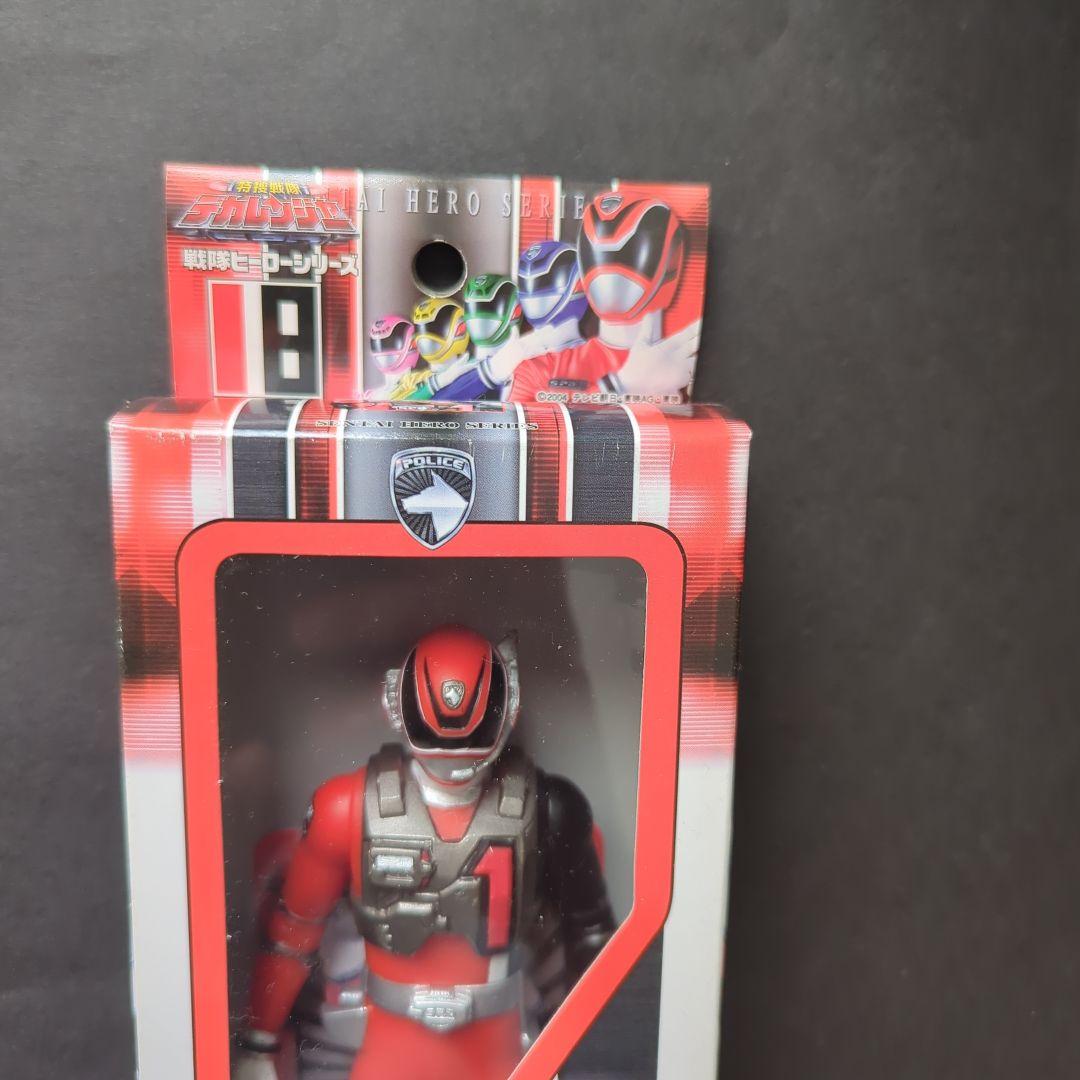 【新品・未開封】　戦隊ヒーローシリーズ　ソフビ デカレンジャー　デカレッドセット