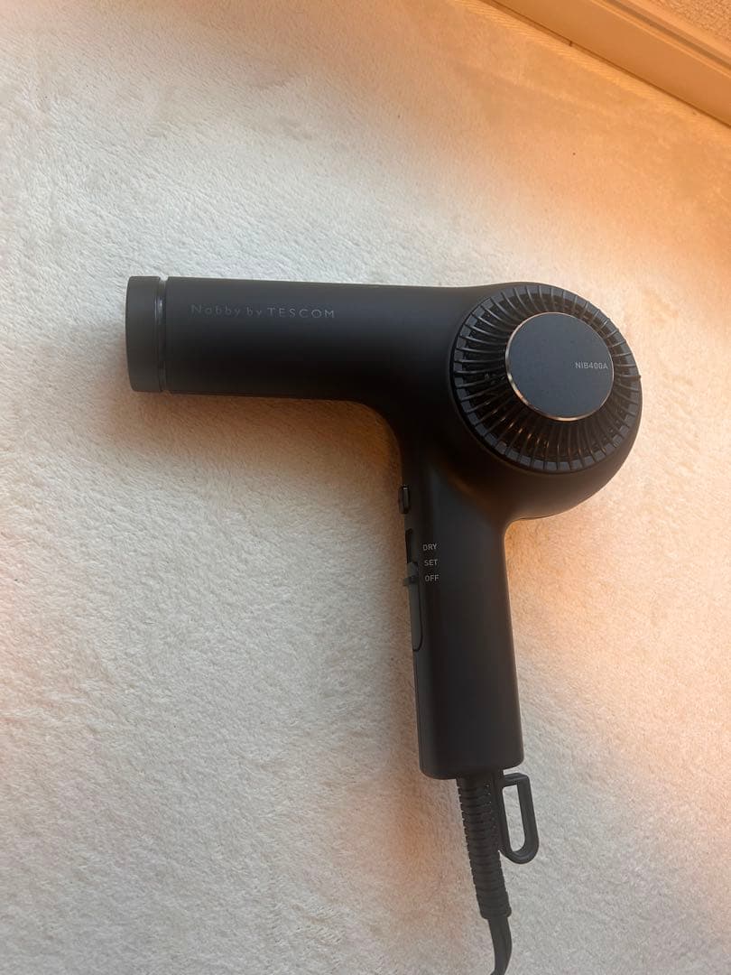TESCOM Nobby ヘアドライヤー NIB400A ブラック