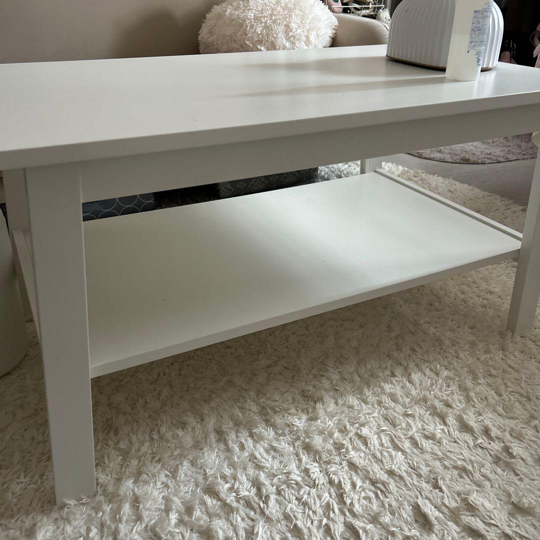 IKEA イケア LUNNARP ルンナルプ コーヒーテーブル ホワイト