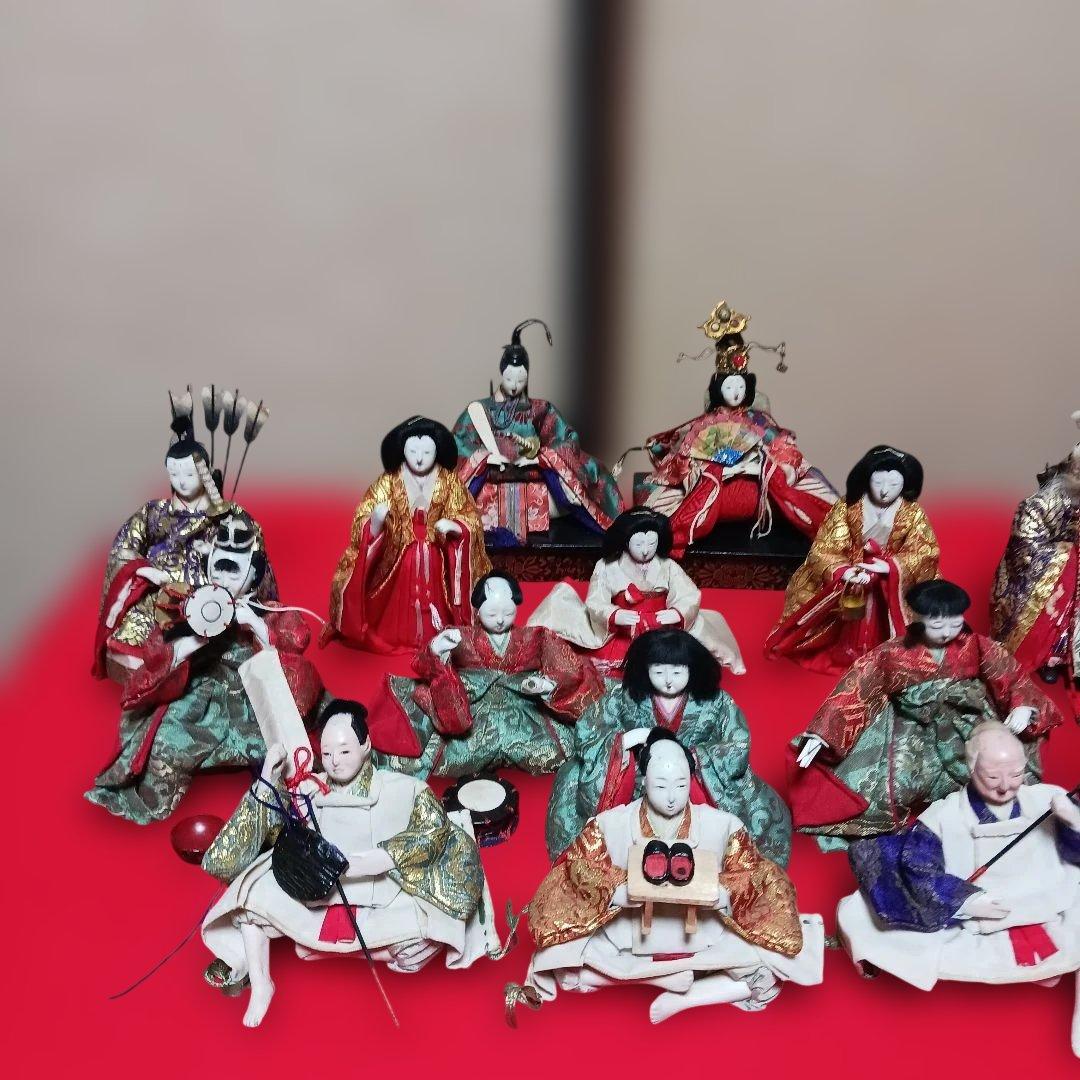 ビビアン　雛御殿　親王付き　大正のひな