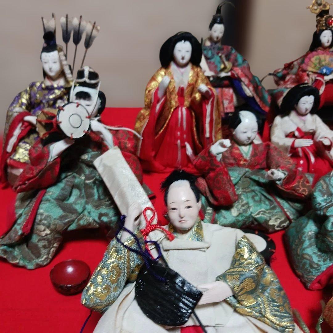 ビビアン　雛御殿　親王付き　大正のひな