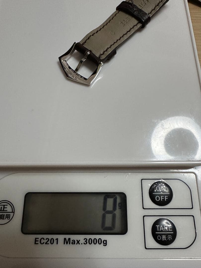 パテックフィリップ PT950 純正時計ストラップ ピンバックル使用