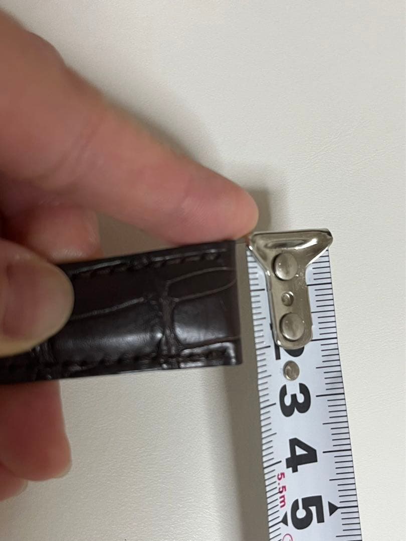 パテックフィリップ PT950 純正時計ストラップ ピンバックル使用