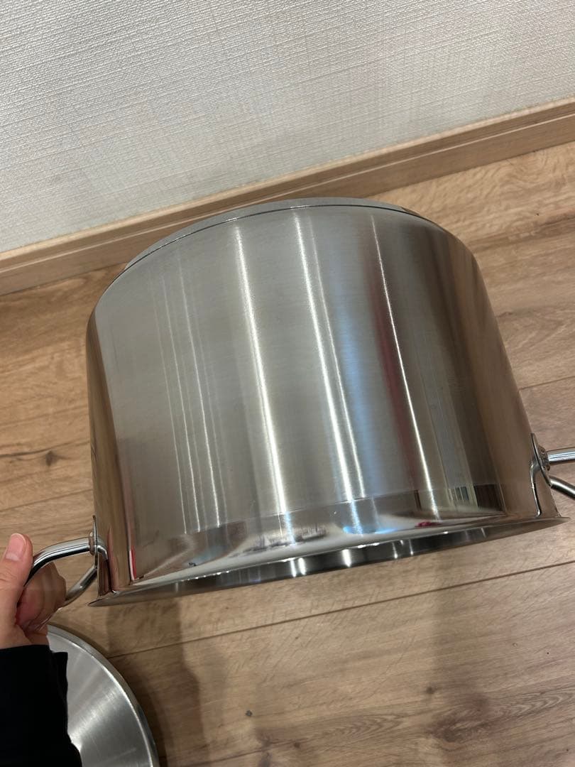 キプロスター　ステンレス半寸胴鍋 28cm【ステンレス半寸胴鍋】【業務用】