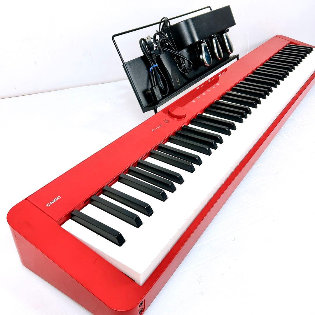 カシオ　電子ピアノ Privia PX-S1100　赤　88鍵盤　キーボード