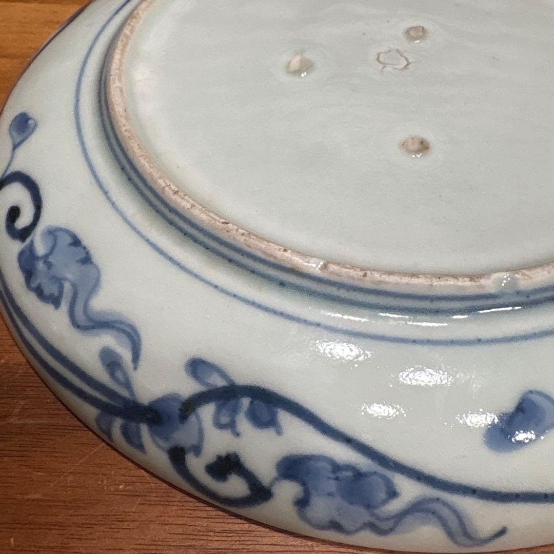 江戸時代　古伊万里　菊柄　皿