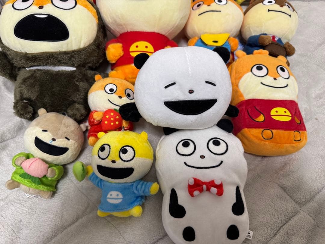 にしむらゆうじ　ごきげんぱんだ、こねずみぬいぐるみセット（一番くじ、プライド品）