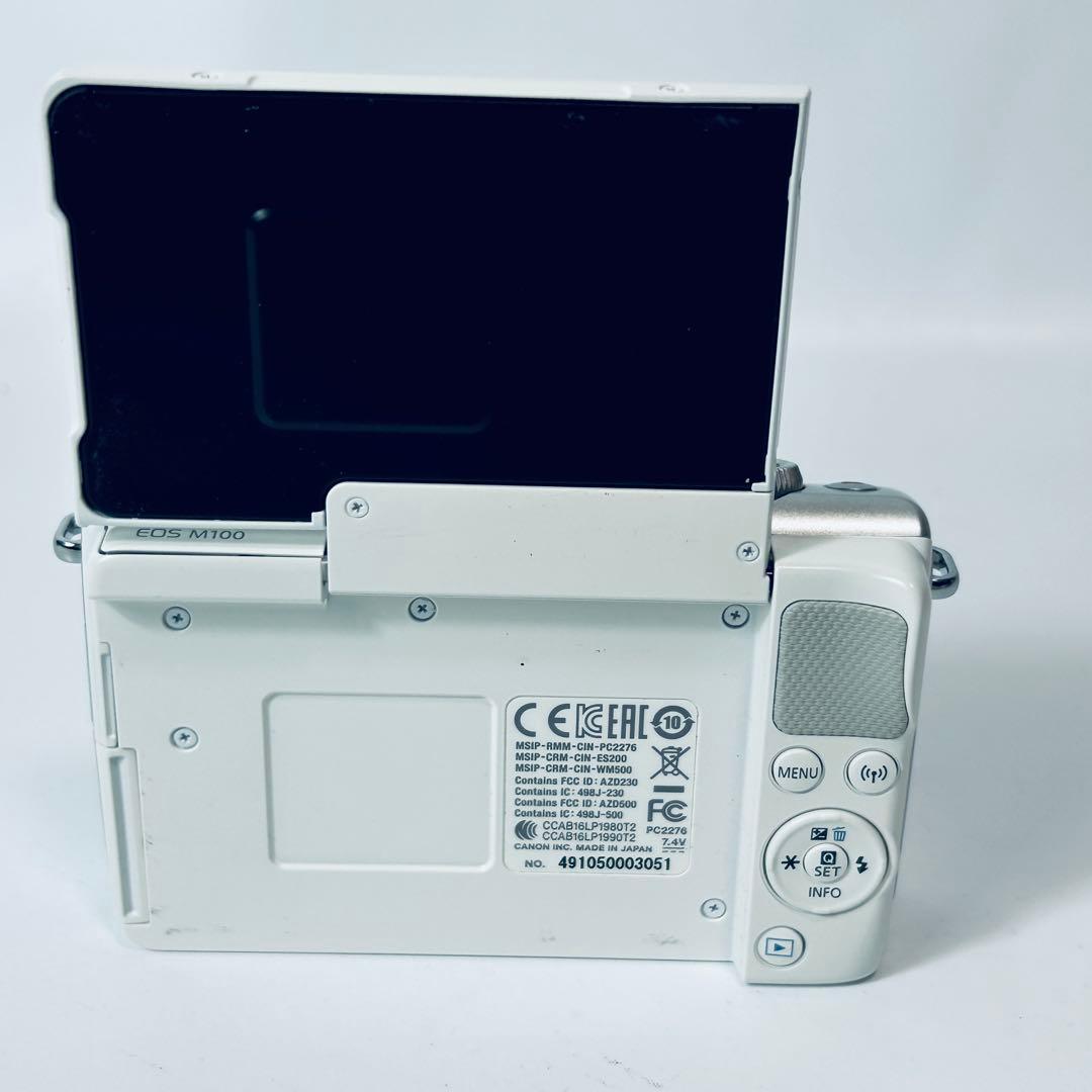 ☆極美品☆ Canon EOS M100 ダブルズームレンズキット